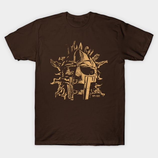 mf doom burn brown T-Shirt by Hoki Tross Creative